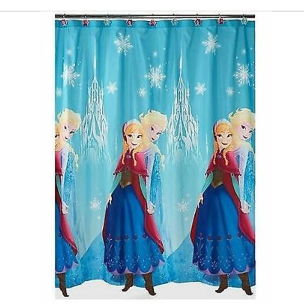 Disney Frozen‎ Shower Curtain with Anna & Elsa